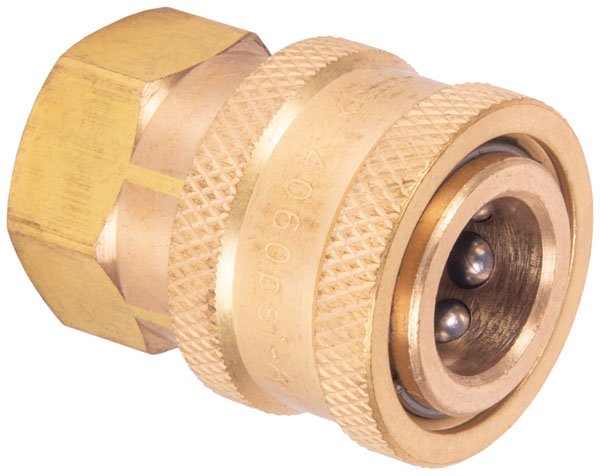 AR1 Brass QR Coupler 1/4"BSPF thread 250 Bar Rated