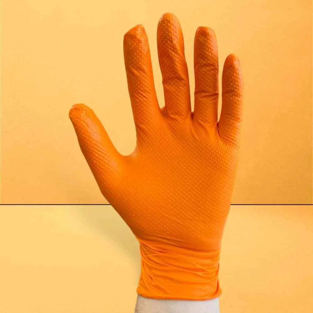 Powder & Latex Free Diamond Grip Trade Nitrile Gloves - Box of 50