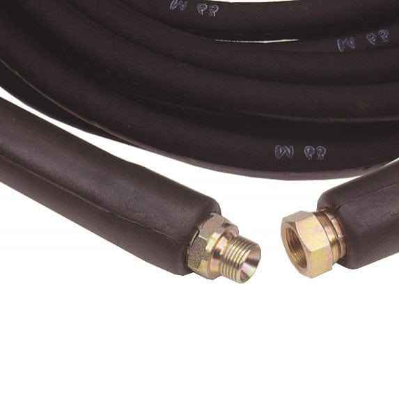 3/8" BSP High Pressure 1 Wire Rubber Hose - 12.5 Meter Pressure Washer Hose - Commercial Cleaning Machines Ltd