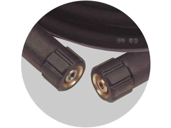 3/8" M22 F High Pressure 1 Wire Rubber Hose - 20 Meter Pressure Washer Hose - Commercial Cleaning Machines Ltd