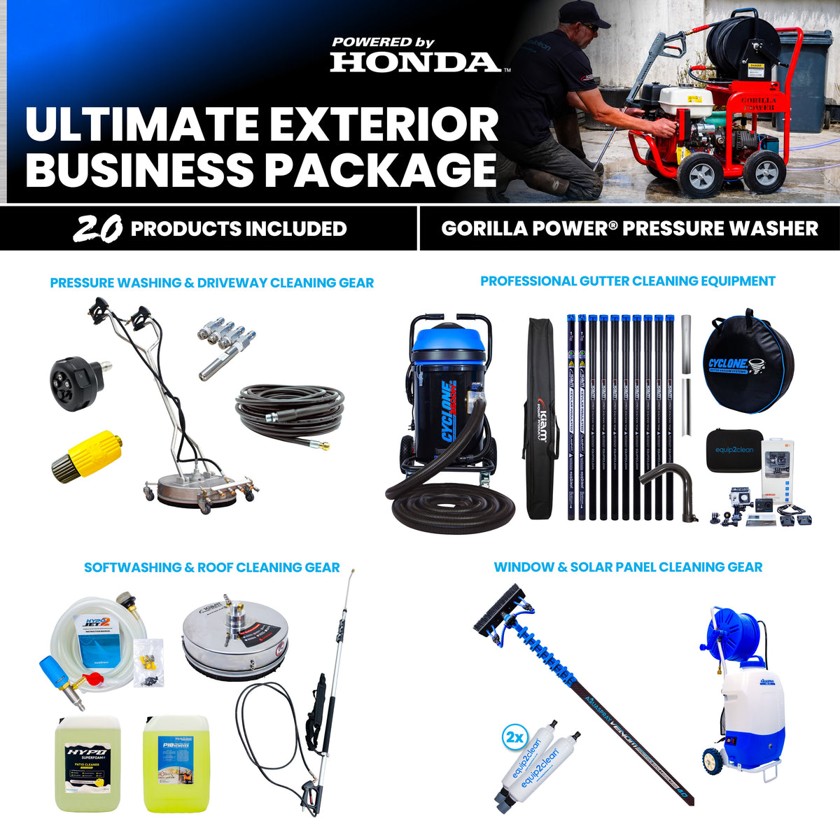 Silver - Ultimate Honda Exterior Cleaning Business Start-Up Package