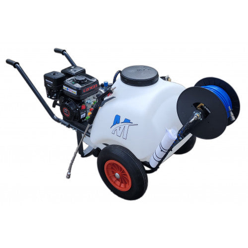 Maxflow Semi-Industrial Softwash Mini Bowser System - Loncin H135 12 LPM + 30M Reel