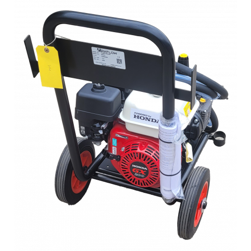 Maxflow Semi-Industrial Pressure Washer - Honda GX200 14 LPM Upright Frame
