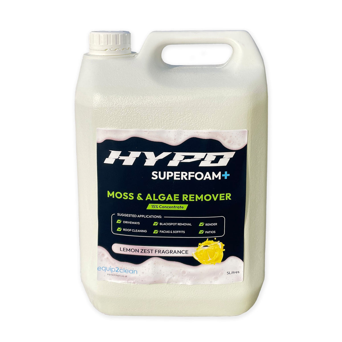 Hypo SuperFoam+ Moss & Algae Remover Softwash Solution – 5L