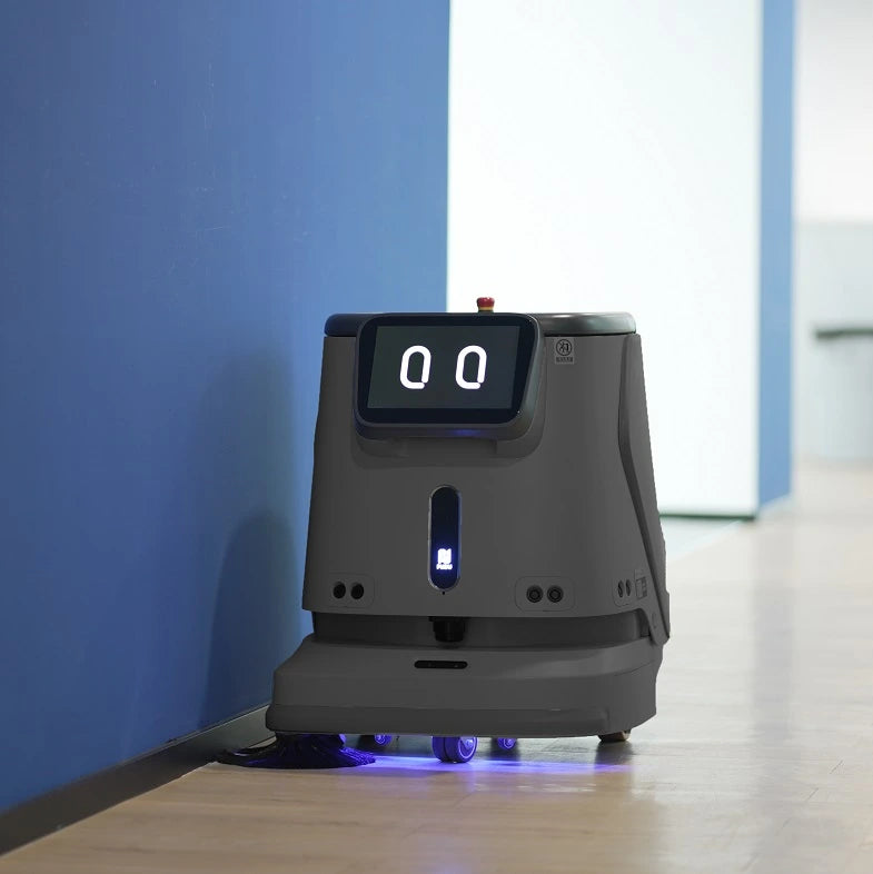 Pudu CC1 Cobotic Scrubber Dryer For Commercial Spaces