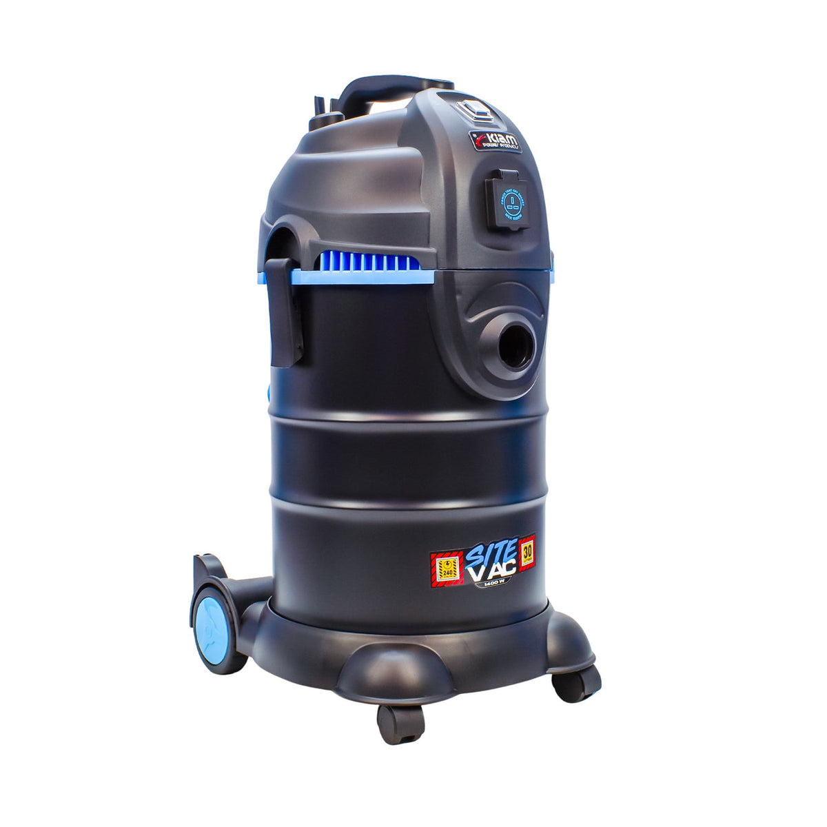 Kiam SiteVac KV30PT Wet & Dry Vacuum with Power Take-Off – 30L