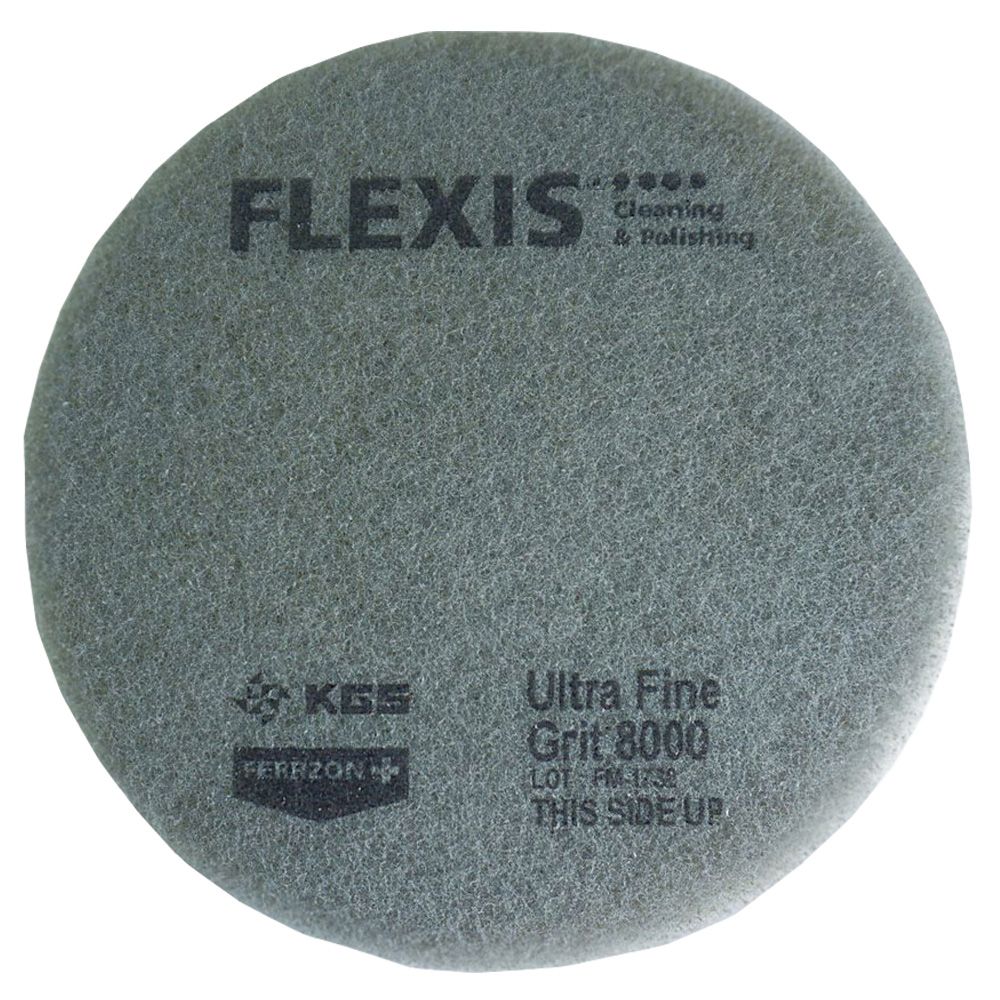 Flexis Ferrzon Diamond Floor Pads - Cream Ultra Fine 8000 - Pack of 2 - Commercial Cleaning Machines Ltd