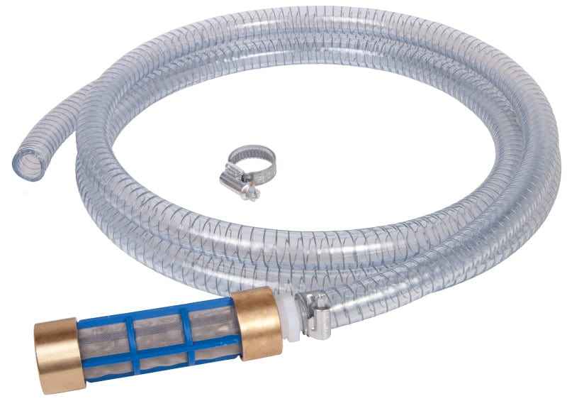 Heavy Duty 3 Meter 3/4" Suction Hose and Weighted Filter Kit - 50 Mesh Filter - Commercial Cleaning Machines Ltd