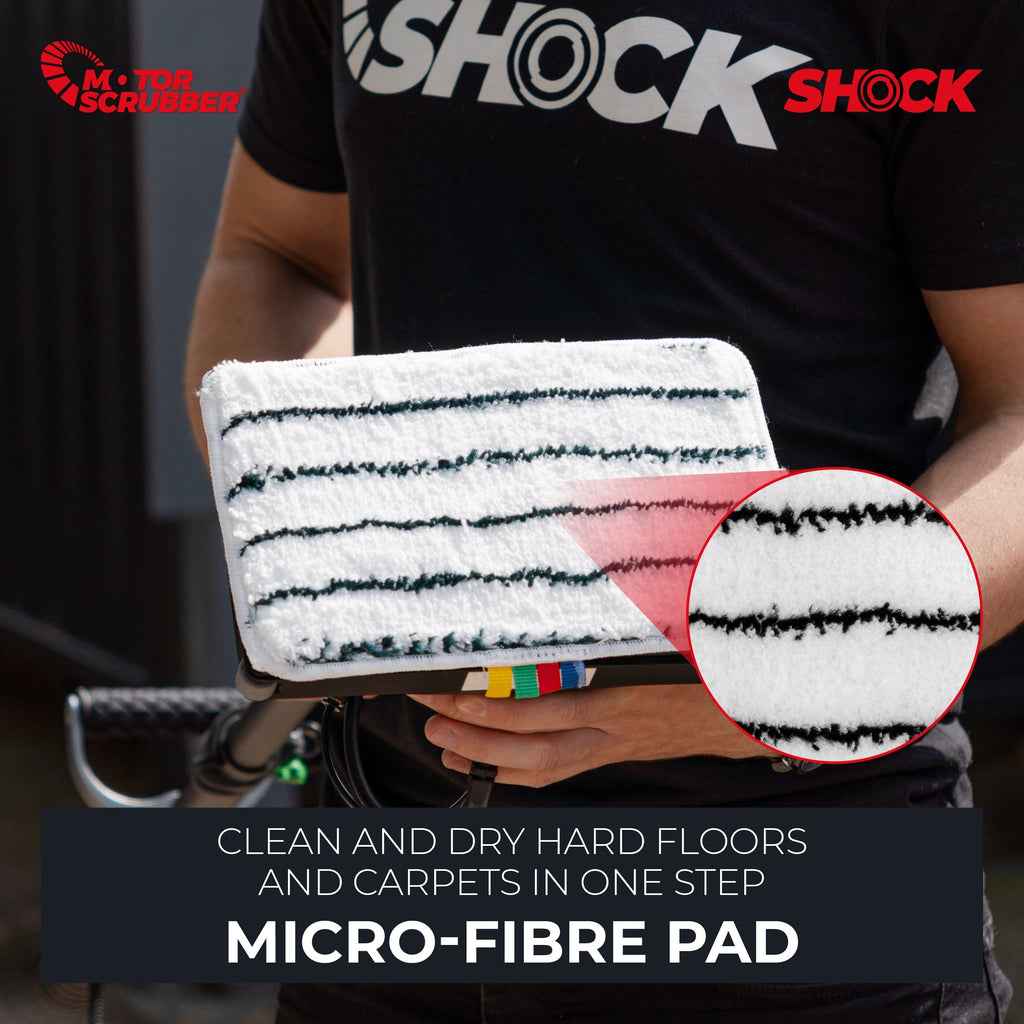 MotorScrubber Shock - Microfibre Pad - Daily Clean or Carpet Pad - Commercial Cleaning Machines Ltd