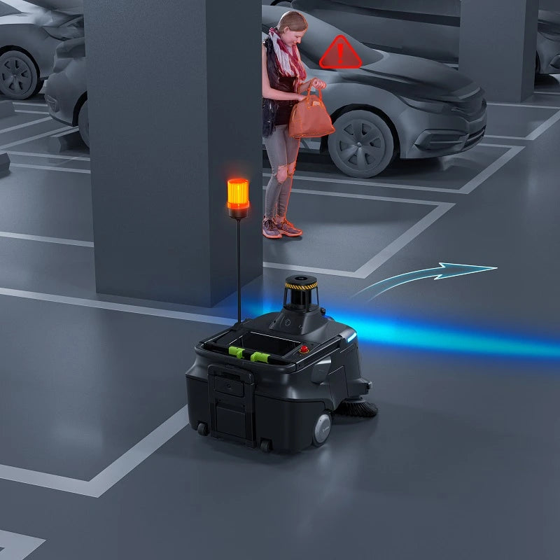 Pudu MT1 MAX Cobotic Commercial Floor Sweeper With Enhanced AI