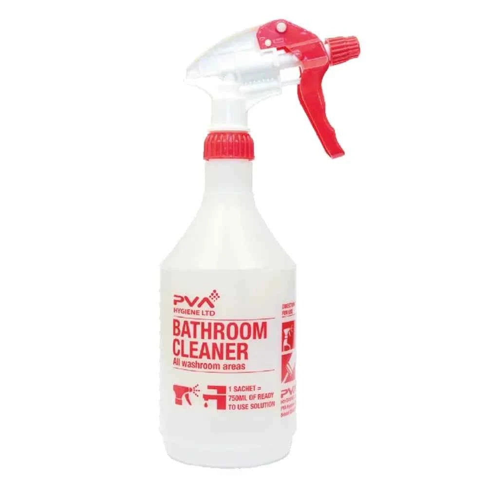 PVA Bathroom Cleaner Trigger Spray Bottle - Bottle and Trigger - 750ml - Commercial Cleaning Machines Ltd