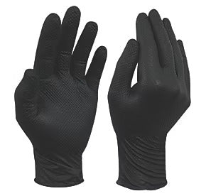 Site Nitrile Powder Free Disposable Gloves With Grip - Large - Box of 50 - PPE
