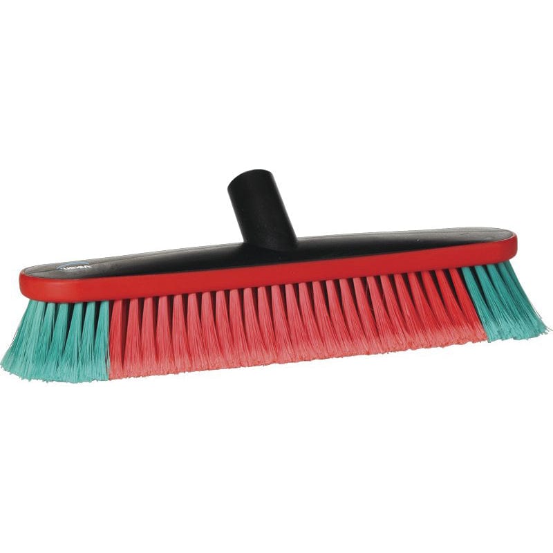 Vikan 370mm Water Fed Soft Bristle Brush Head - 52mm Bristles - Commercial Cleaning Machines Ltd