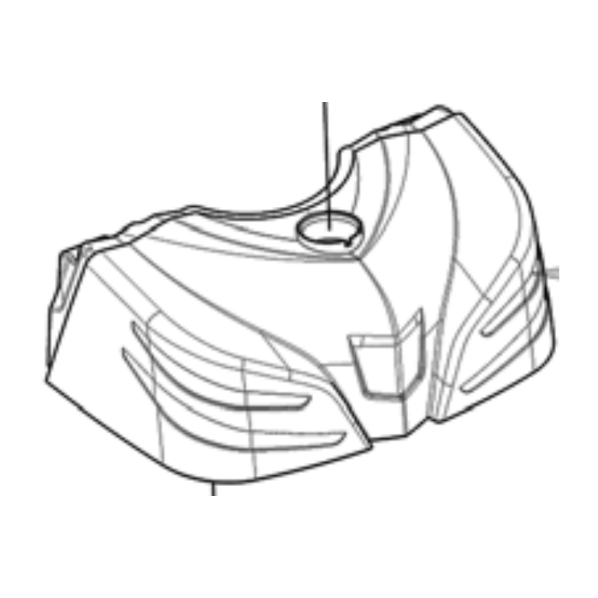 IPC MPVR12242 CT5 solution tank — parts diagram reference 14