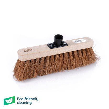 11.5" Flat Wooden Broom Head Only - Box of 12 - Commercial Cleaning Machines Ltd