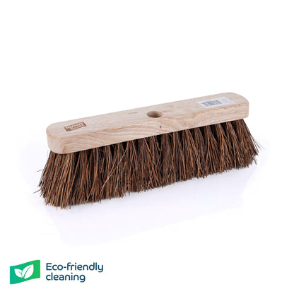 11.5" Flat Wooden Broom Head Only - Box of 12 - Commercial Cleaning Machines Ltd