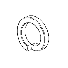 Truvox 00-0800-0513 M8 spring washer - parts diagram, reference 1