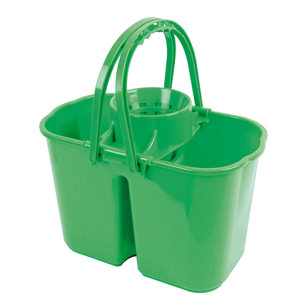 14L Double Bucket & Wringer - Box of 10 - Commercial Cleaning Machines Ltd
