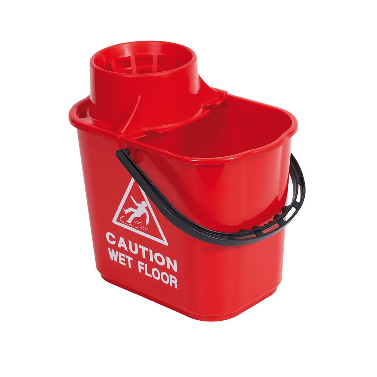 15L Professional Bucket & Wringer- - Box of 10 - Commercial Cleaning Machines Ltd