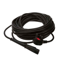 15m 3 Core Black Mains Cable For Floor Buffers - Victor Sprites - Taski Ranger - Jeyes
