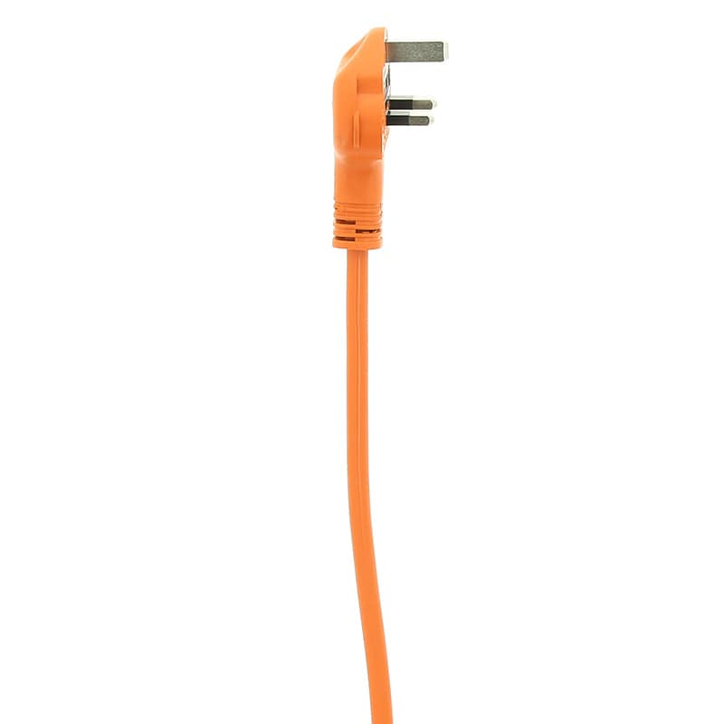 15m 3 Core Orange Mains Cable For Floor Buffers - Victor Sprites - Taski Ranger - Jeyes - Commercial Cleaning Machines Ltd