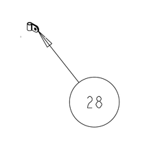 Truvox 02-3708-0000 P clip - parts diagram