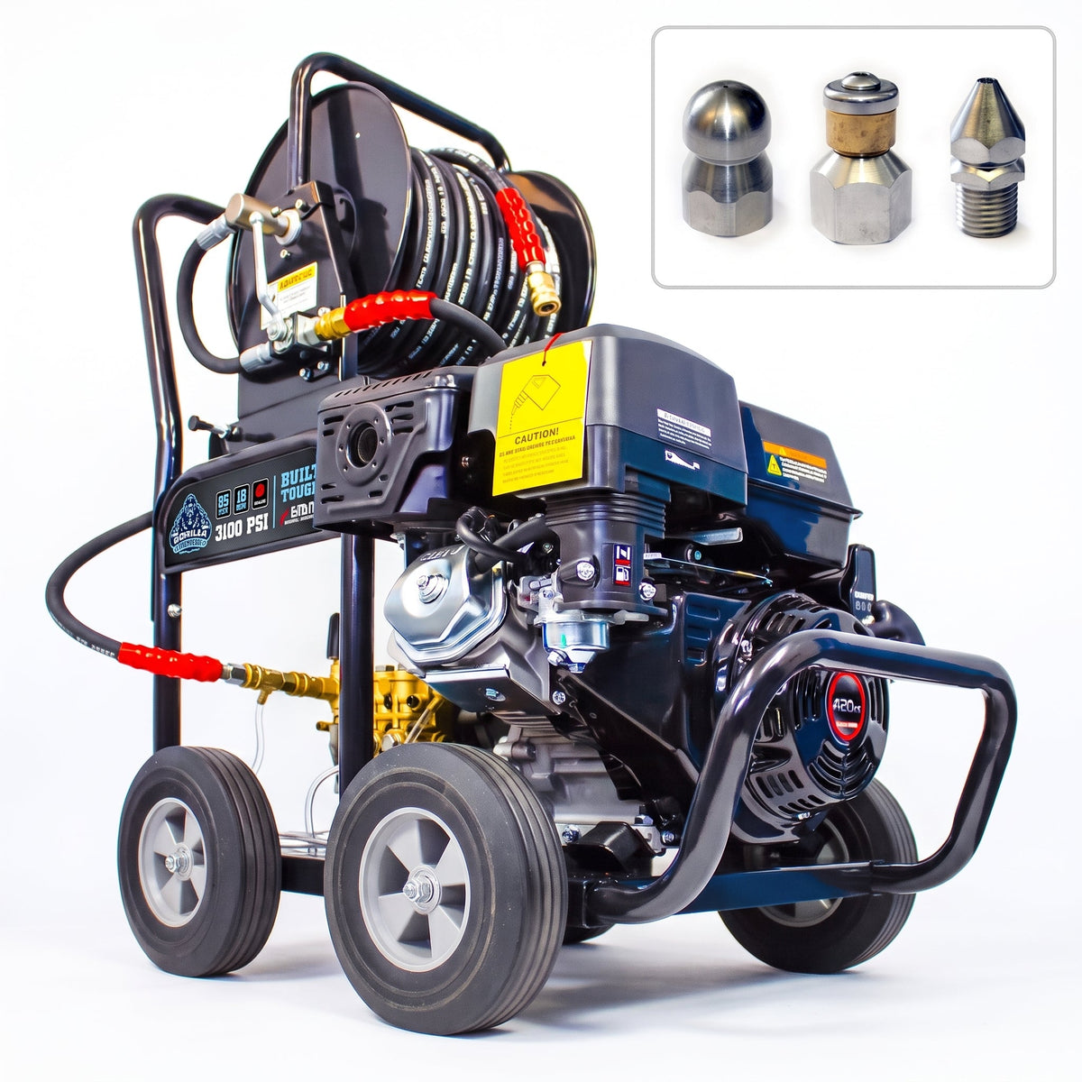 Gorilla Power 25LPM Petrol Drain Jetter – 15HP Loncin
