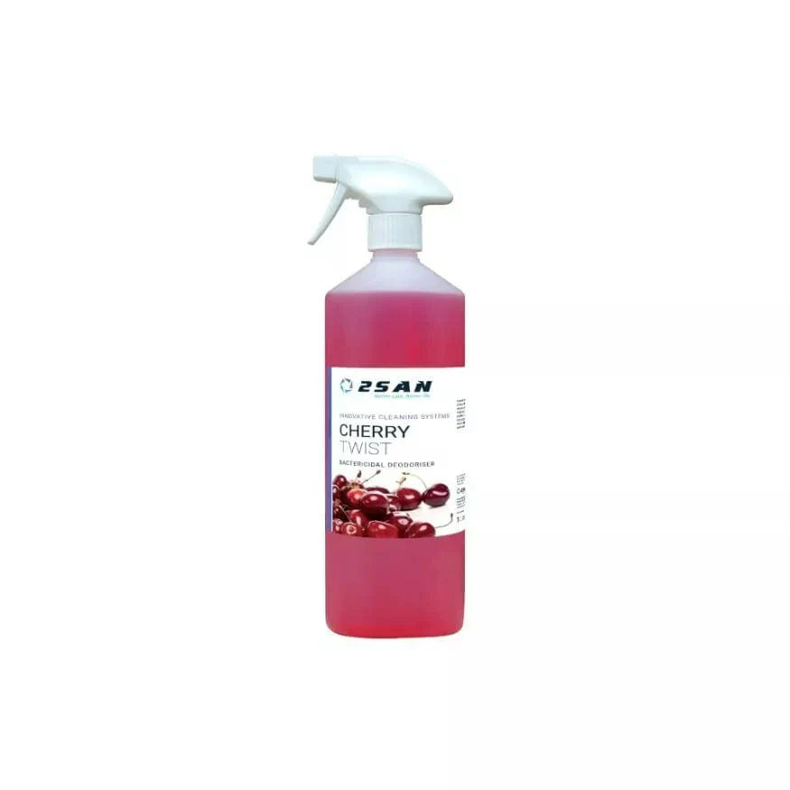 2San Cherry Twist 1 Litre Powerful Bactericidal Deodoriser - Commercial Cleaning Machines Ltd