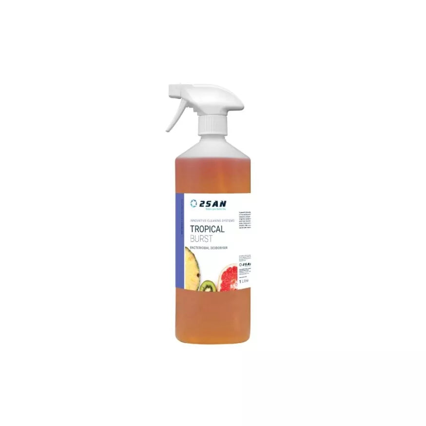 2San Tropical Burst Sprayer - 1 Litres - Powerful Deodoriser - Commercial Cleaning Machines Ltd