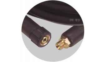 3/8" M22F & BSPM High Pressure 2 Wire Rubber Hose - 400Bar - 10 Meter Pressure Washer Hose