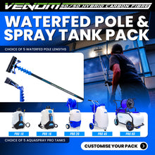 Aquaspray Venom 50/50 Hybrid Water-Fed Pole & Spray Tank Pack