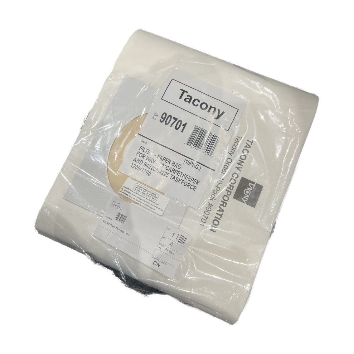 Genuine Truvox Bag,vacuum,paper,10 Pack,disposable To Fit Valet Wide Area Vac Models