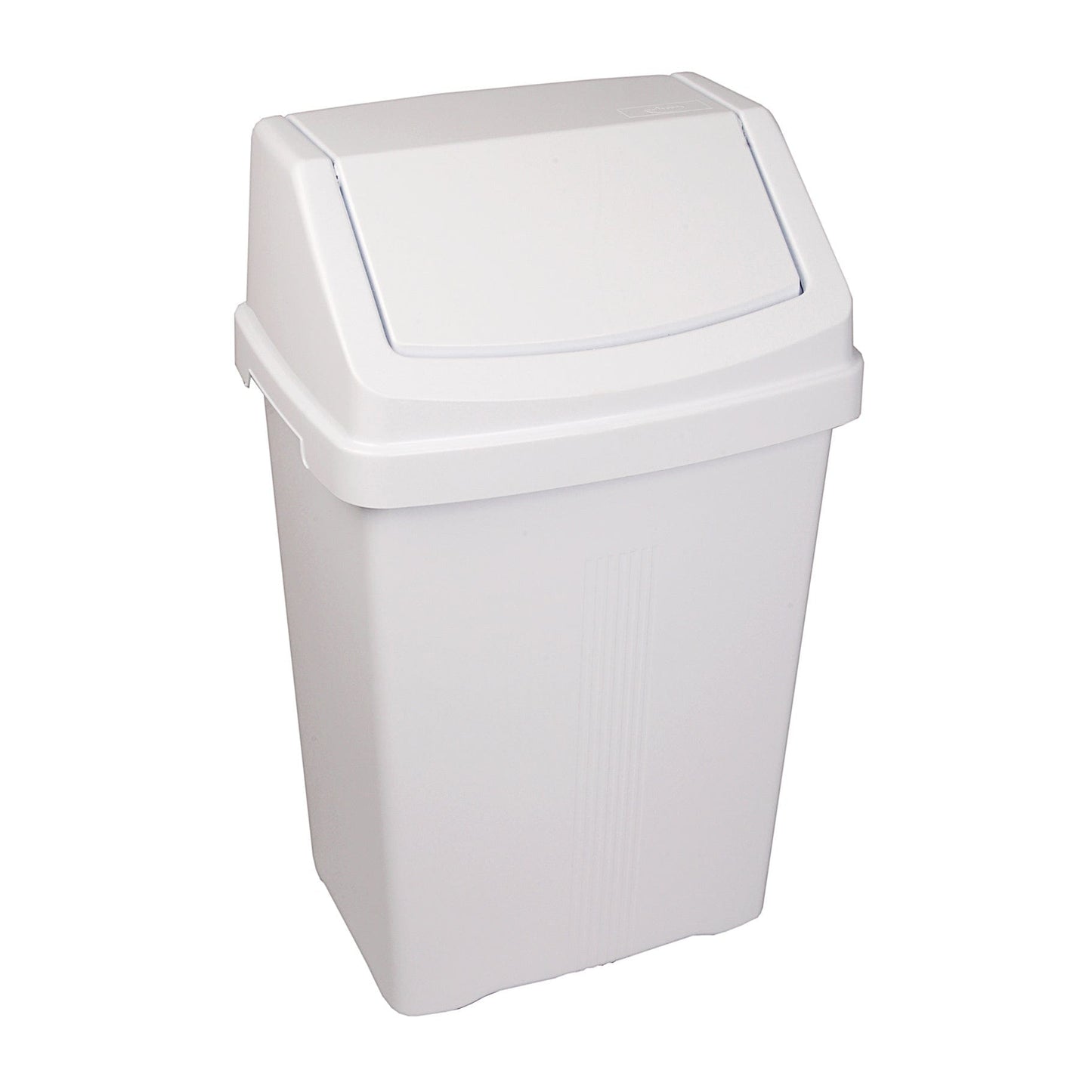 50L White Swing Bin & Colour Lid - Box of 6 - Commercial Cleaning Machines Ltd