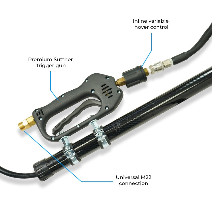 skyWash Roof Cleaning System - Premium Pole and Surface Cleaner - Commercial Cleaning Machines Ltd