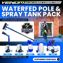 Aquaspray Venom 50/50 Hybrid KEVLAR INSULATED Water-Fed Pole & Spray Tank Pack