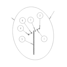 Truvox 05-3519-0000 lid chain assembly - parts diagram