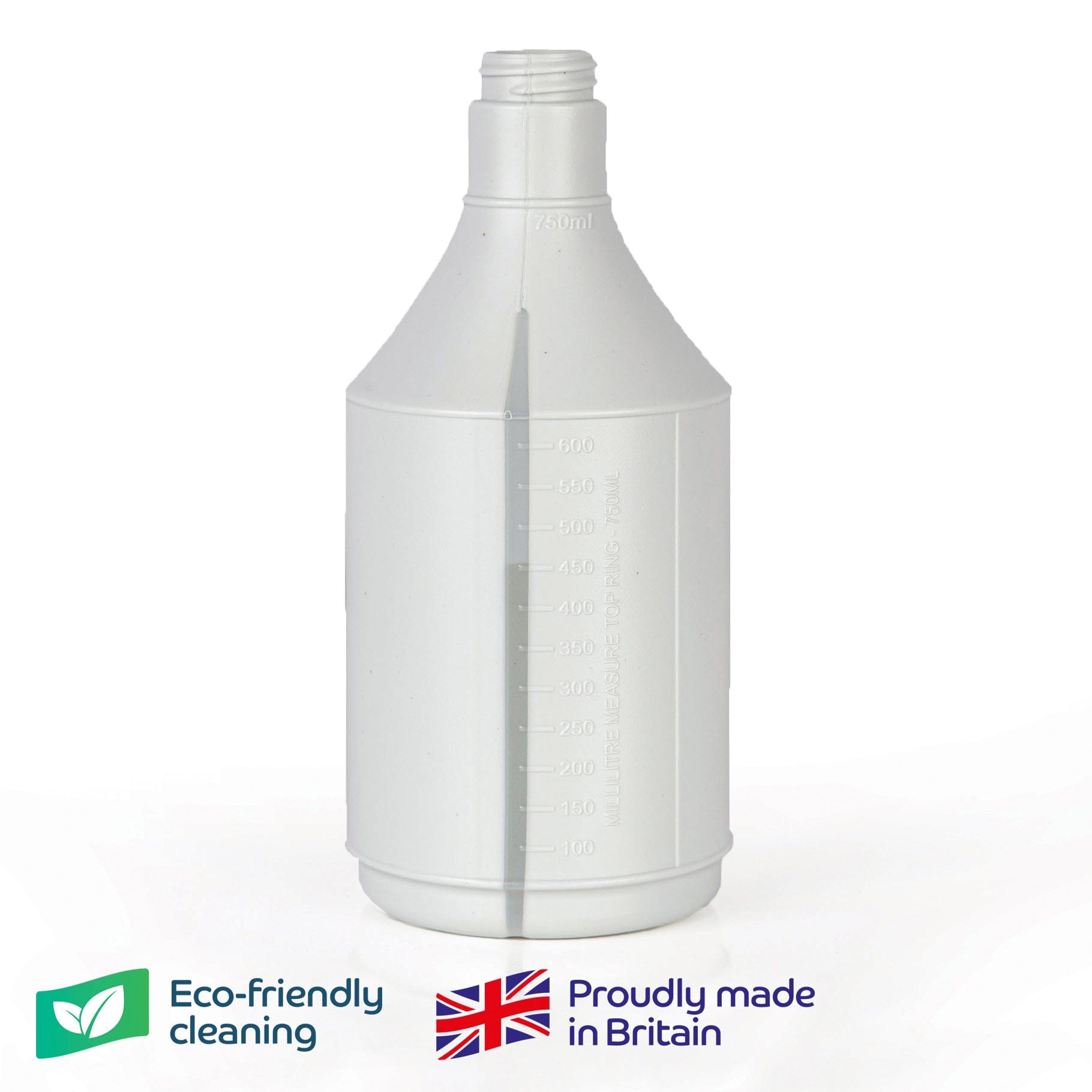 750ml Recycled Spray Bottle- - Box of 100 - Commercial Cleaning Machines Ltd
