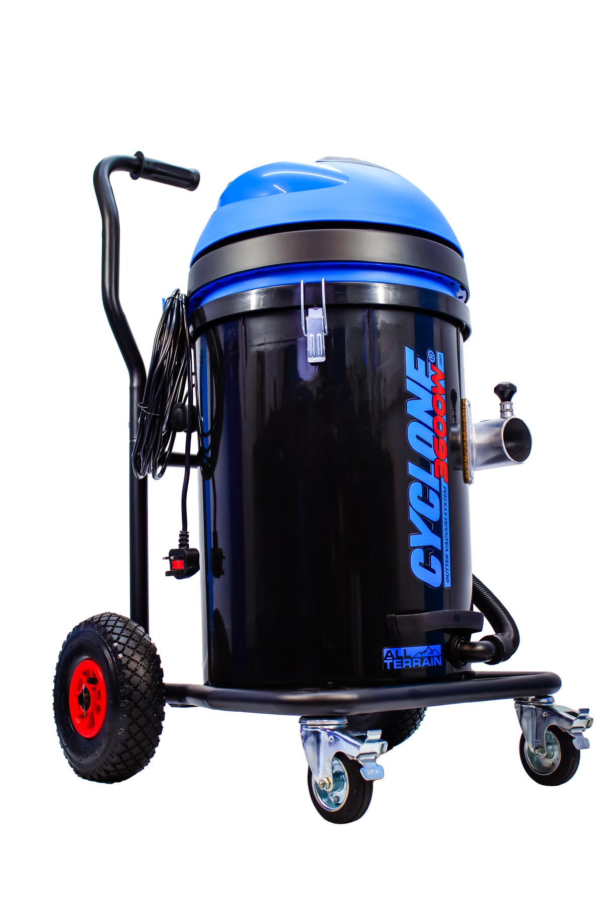 Kiam Products Kiam CYCLONE® All Terrain Gutter Vacuum System 3600W 76L Polypropylene (Black)