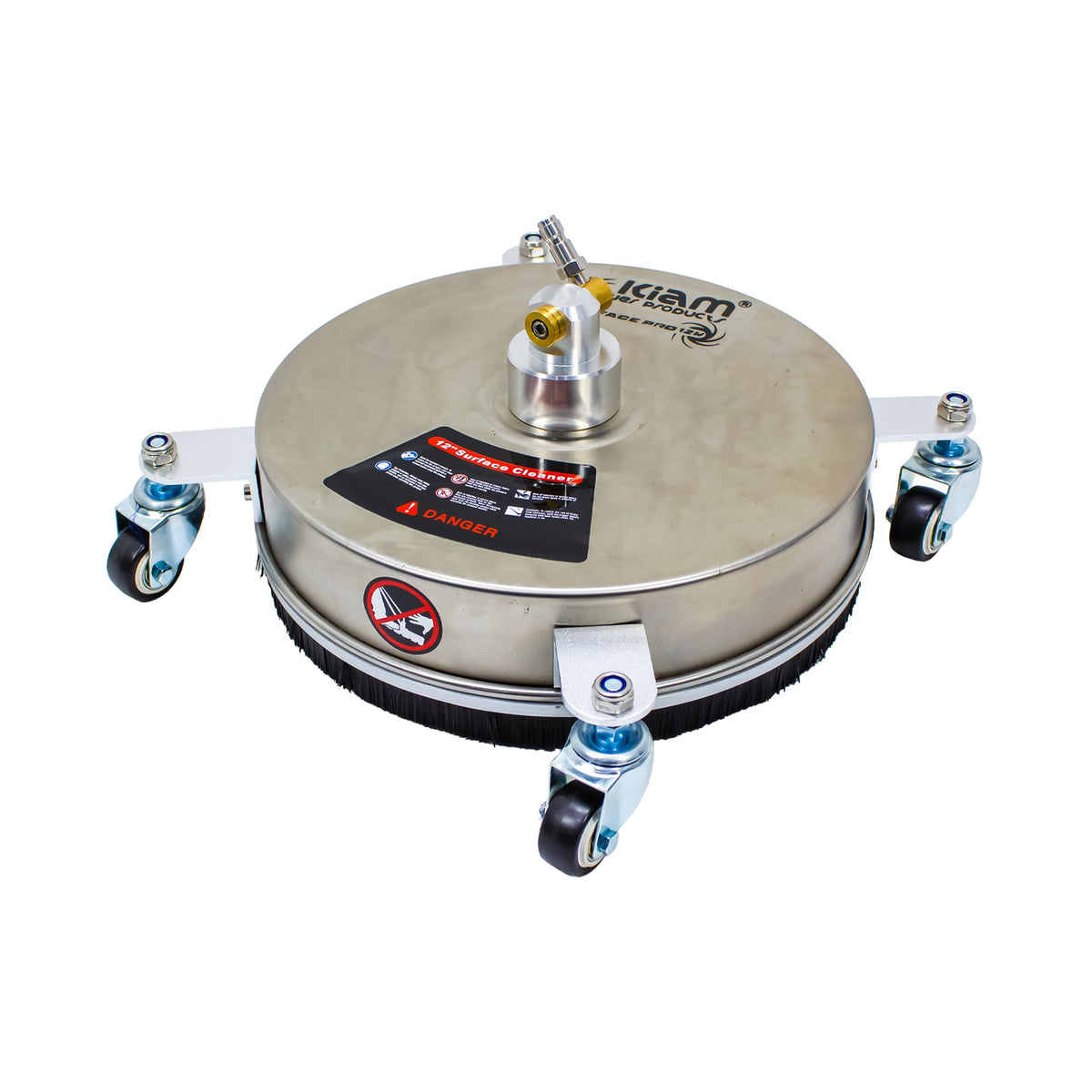 Kiam SurfacePro 12 Stainless Steel Rotary Surface Cleaner – 12 Inch