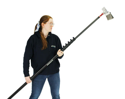 SkyScraper Roof Cleaning Package with Telescopic Pole, 24ft - 34ft Options - Commercial Cleaning Machines Ltd