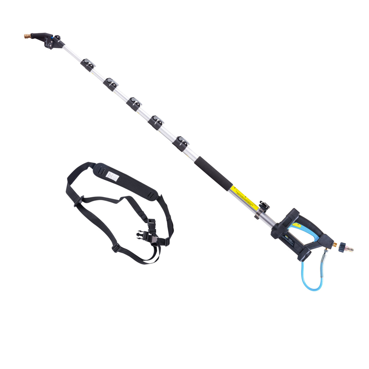 Kiam Products AquaReach Pro 5.4m (18') LIGHTWEIGHT Telescopic Lance with FREE HARNESS