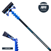 Aquaspray Venom Aquaspray® Venom 18ft 100% Carbon Fibre Waterfed Window Cleaning Pole 4-Section