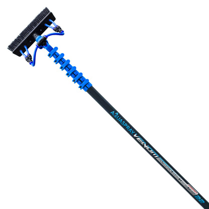 Aquaspray Venom Aquaspray® Venom 22ft [Compact] 100% Carbon Fibre Waterfed Window Cleaning Pole 6-Section