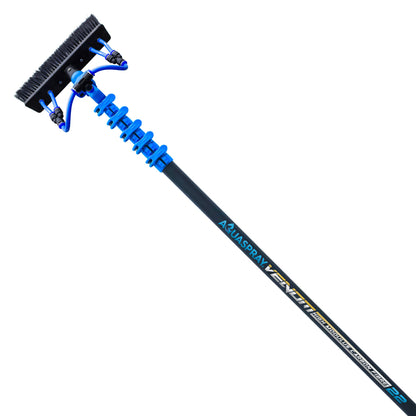 Aquaspray Venom Aquaspray® Venom 22ft 30T High-Mod Waterfed Window Cleaning Pole – 5-Section