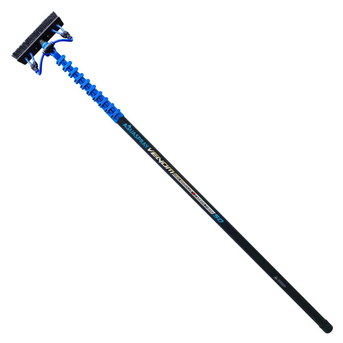 Aquaspray Venom Aquaspray® Venom 50ft 40T High-Mod Waterfed Window Cleaning Pole – 10-Section