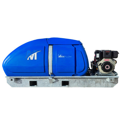 Maxflow Industrial Pressure Washer Skid Bowser – Yanmar L100-V 18 LPM Comet Pump + 30M Reel