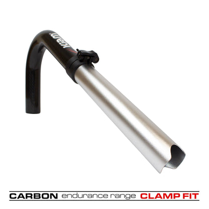 Kiam Products Clamped Carbon Fibre Gutter Vacuum Pole Kits (51mm Diameter) 20ft-40ft