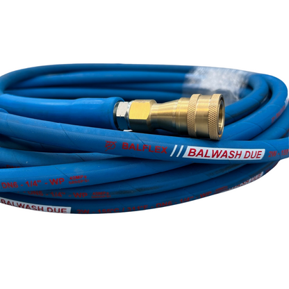 Astrox 15ft Rough Textured Carpet Cleaner Solution Hose With QR Fittings