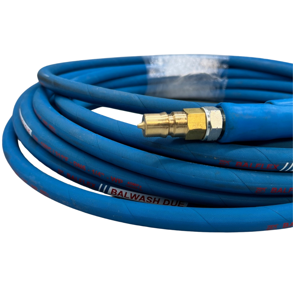 Astrox 85ft Rough Textured Carpet Cleaner Solution Hose With QR Fittings