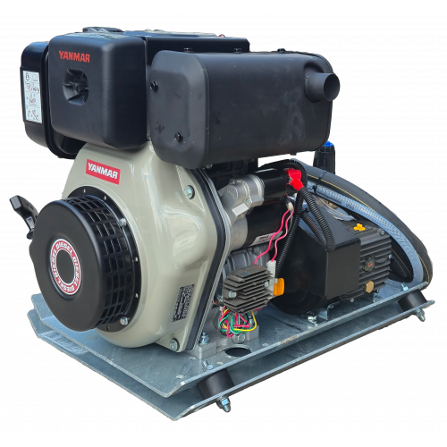 Maxflow Industrial Pressure Washer - Yanmar L100-V Comet Pump 18 LPM Skid Frame